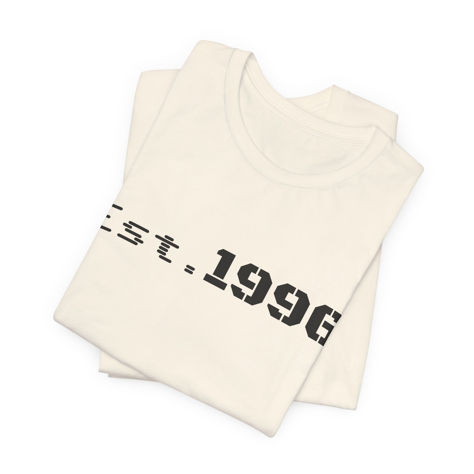 Vintage Est. 1996 T-shirt by Printify featuring a classic design, perfect for birthday gifts celebrating a birth year.