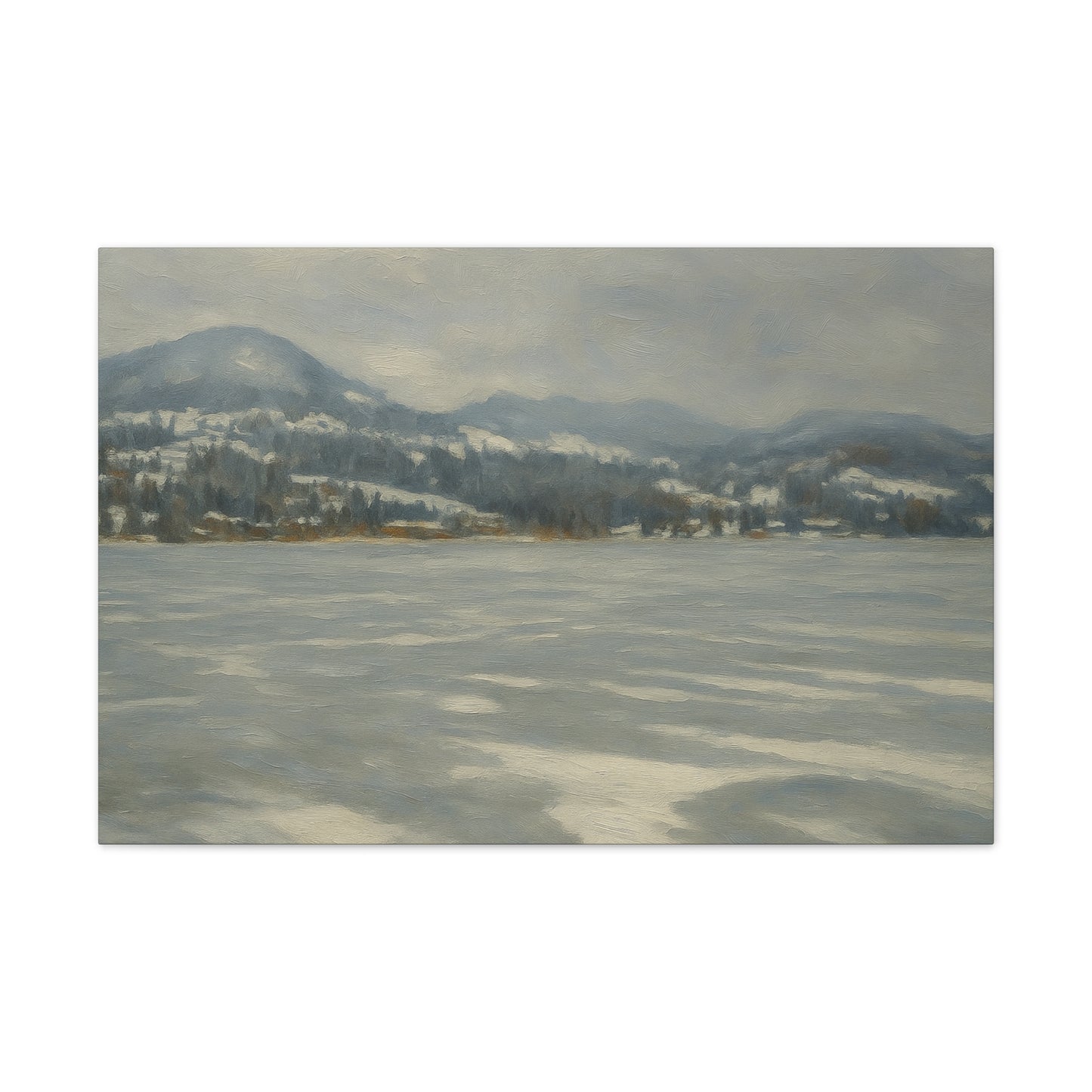 Serene Winter Landscape Canvas - TRV