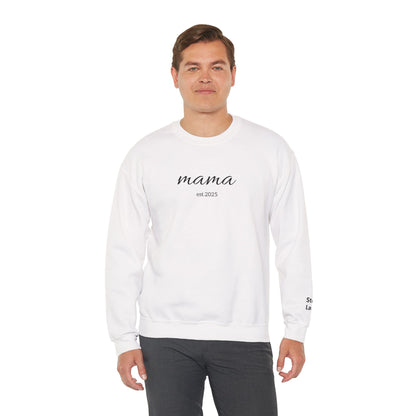 mama sweatshirt | simple script mom pullover - TRV