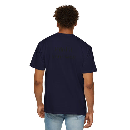 Design Your Own Garment-Dyed T-Shirt — TRV08 Custom Tee