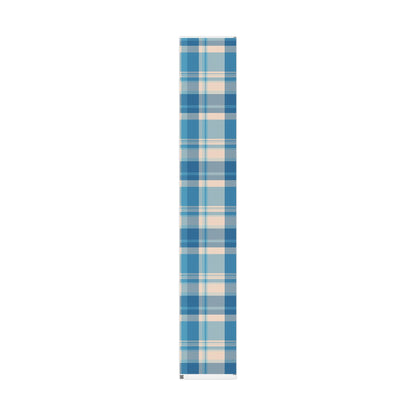 Blue Plaid Wrapping Paper Roll – Classic Plaid Gift Wrap for Birthdays & Holidays