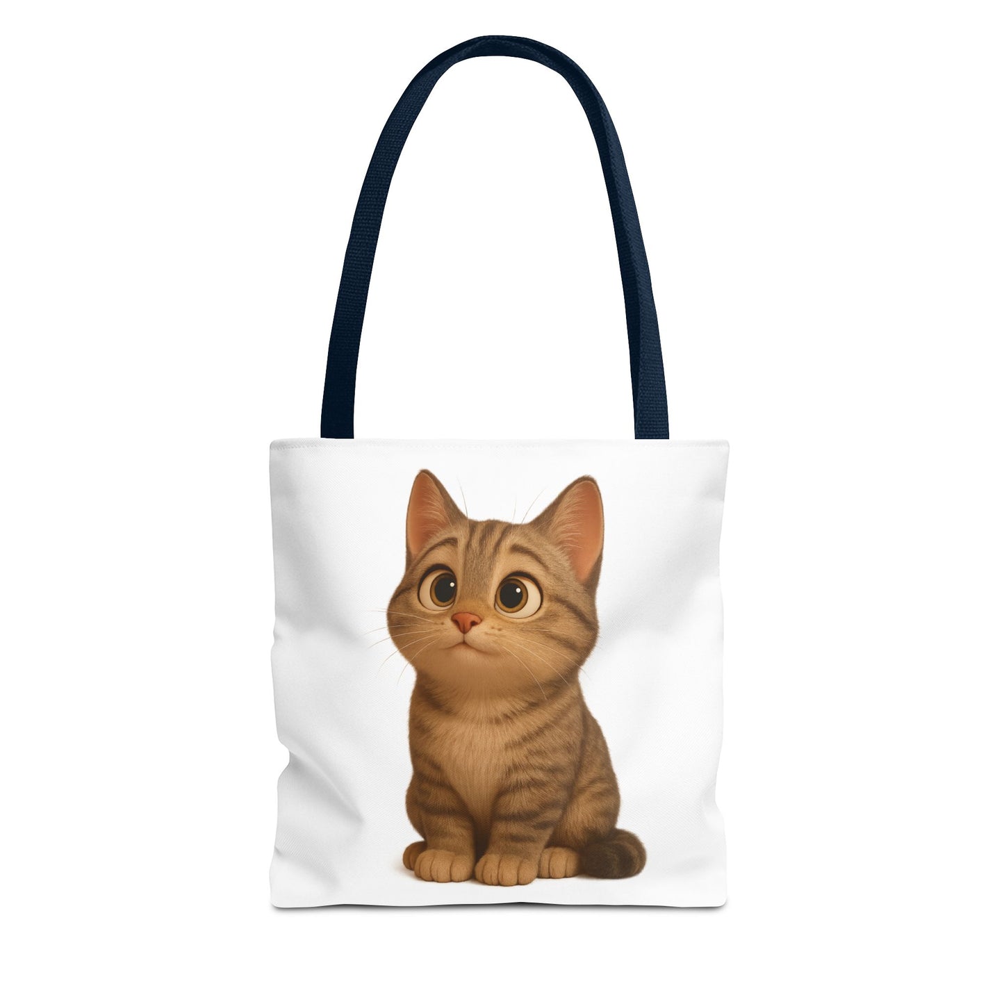 Cute Cat Tote Bag - Perfect for Animal Lovers, Eco-Friendly Carryall, Beach Bag, Shopping Tote, Gift for Cat Owners - TRV