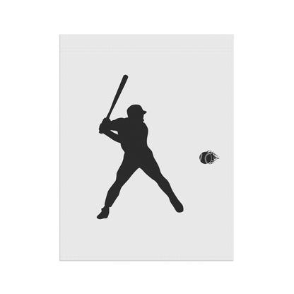 Baseball player garden flag outdoor house banner for fans, featuring a vibrant sports-themed design, ideal for yard decor.