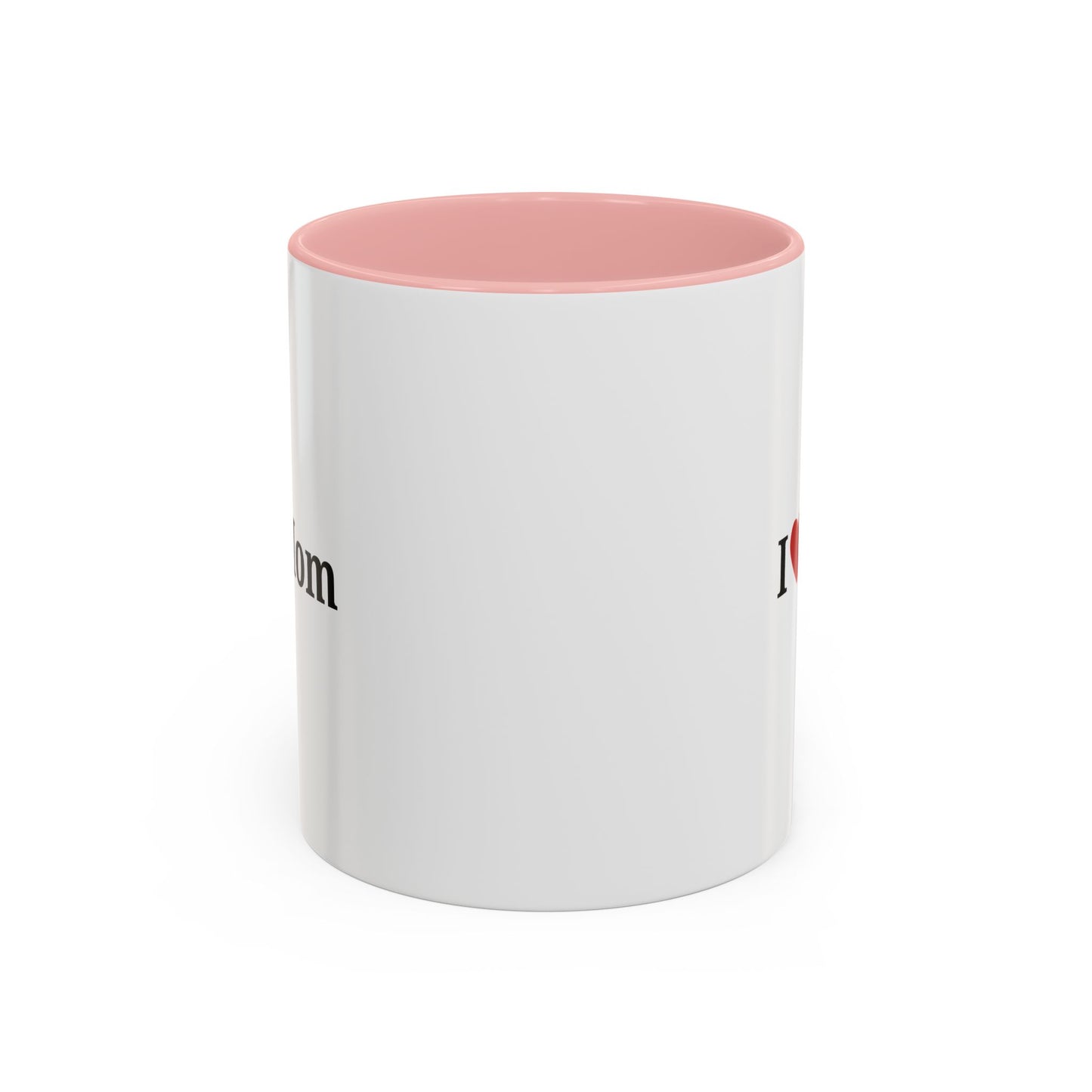 I Love Mom Accent Coffee Mug - Perfect Gift for Mother's Day & Special Occasions - TRV