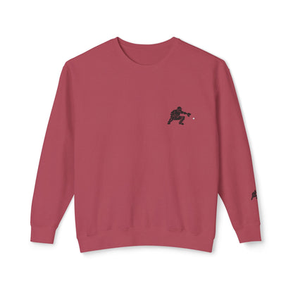 Baseball Catcher Unisex Sports Crewneck Sweatshirt - Perfect for Athletes & Casual Wear, Great for Game Days, Birthdays, Apparel for Fans
