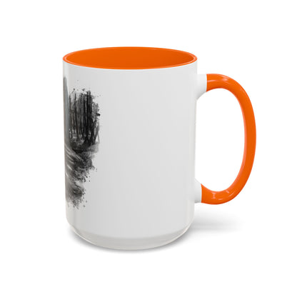 Moody Abstract Forest Coffee Mug | Unique Gift for Nature Lovers, Cozy Home Decor, Perfect for Coffee, Tea, and Hot Chocolate - TRV
