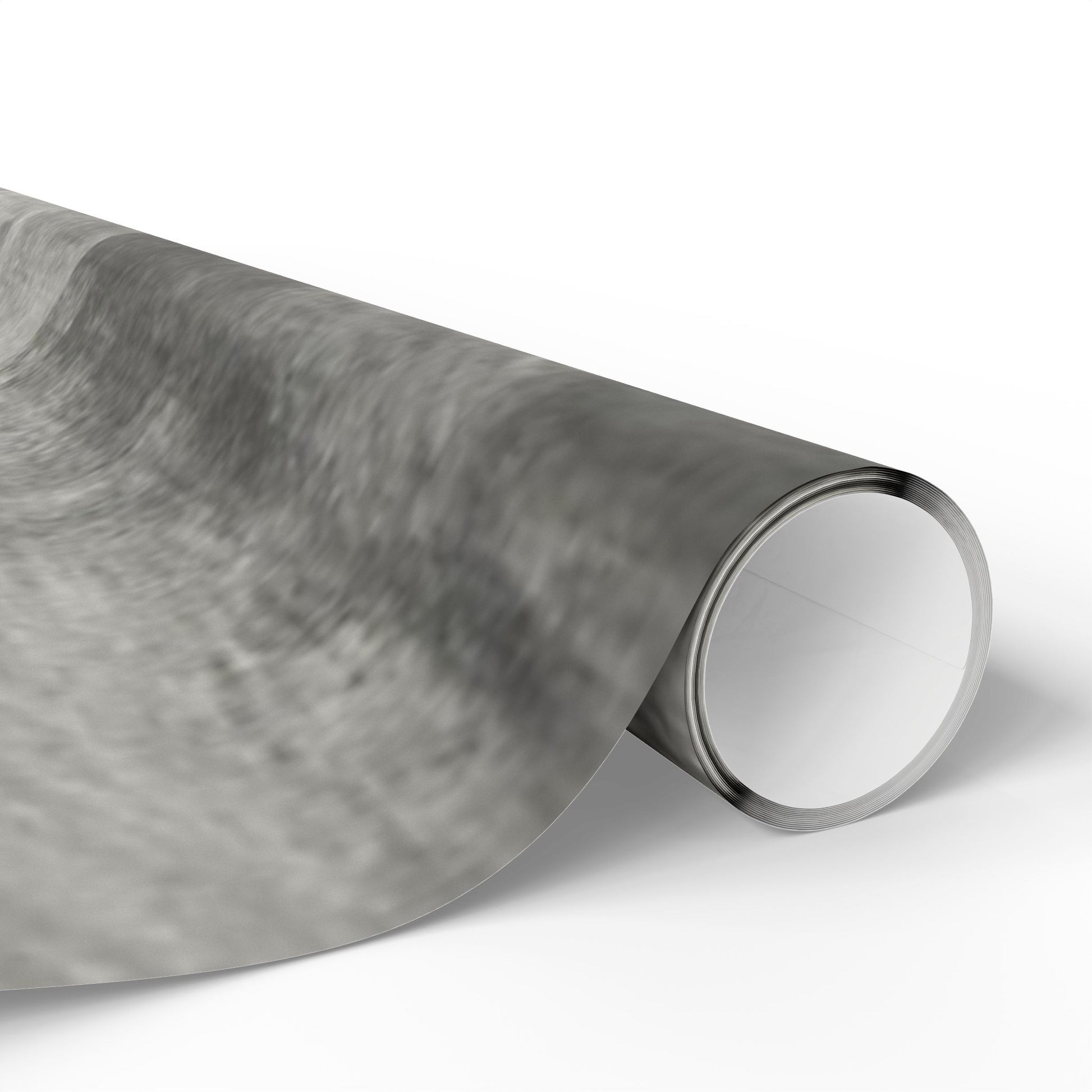 Gray marble wrapping paper roll with watercolor design, ideal for weddings, birthdays, and minimalist gift packaging by Printify.