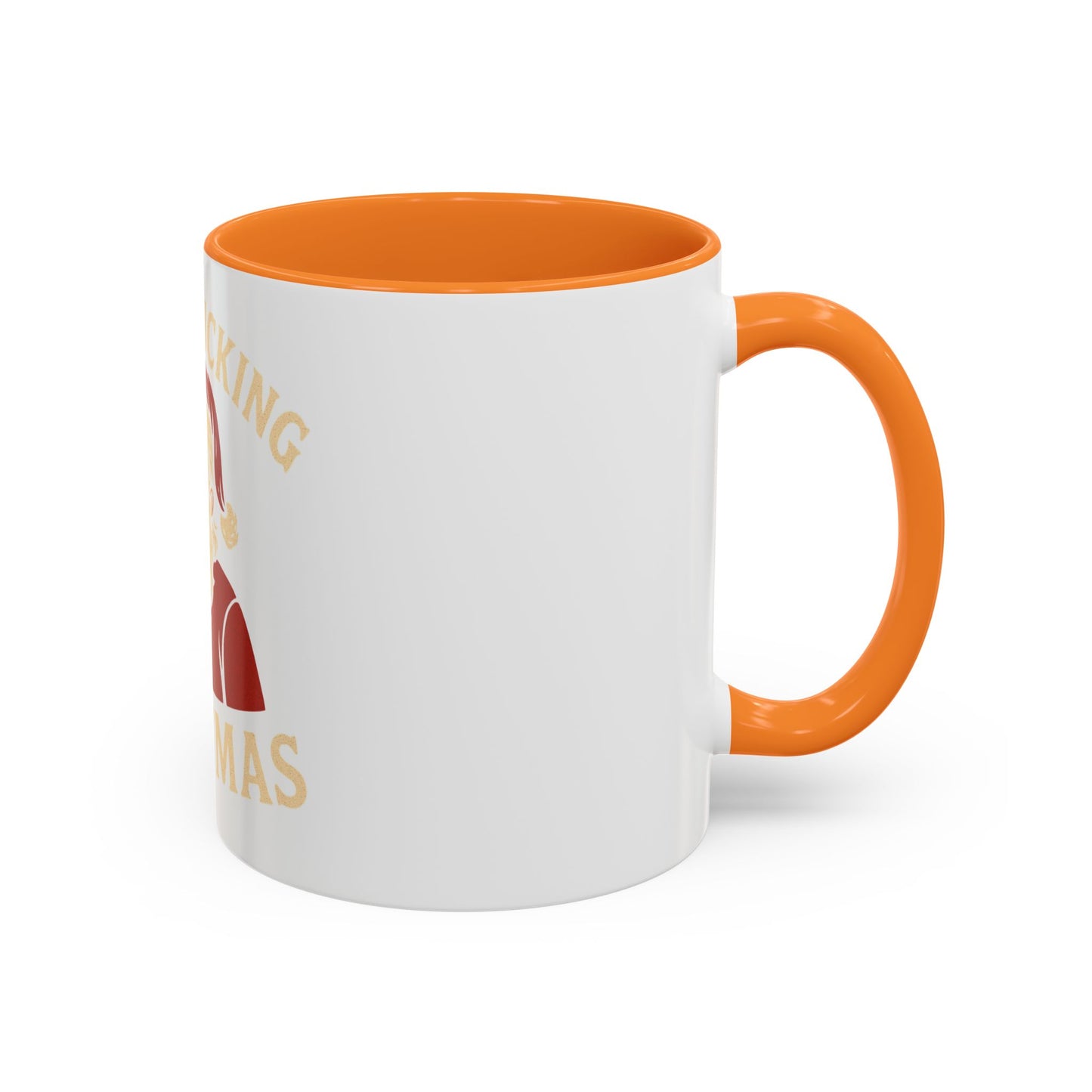 Merry Fucking Christmas Mug — Funny Santa Middle Finger Coffee Cup (11oz & 15oz)