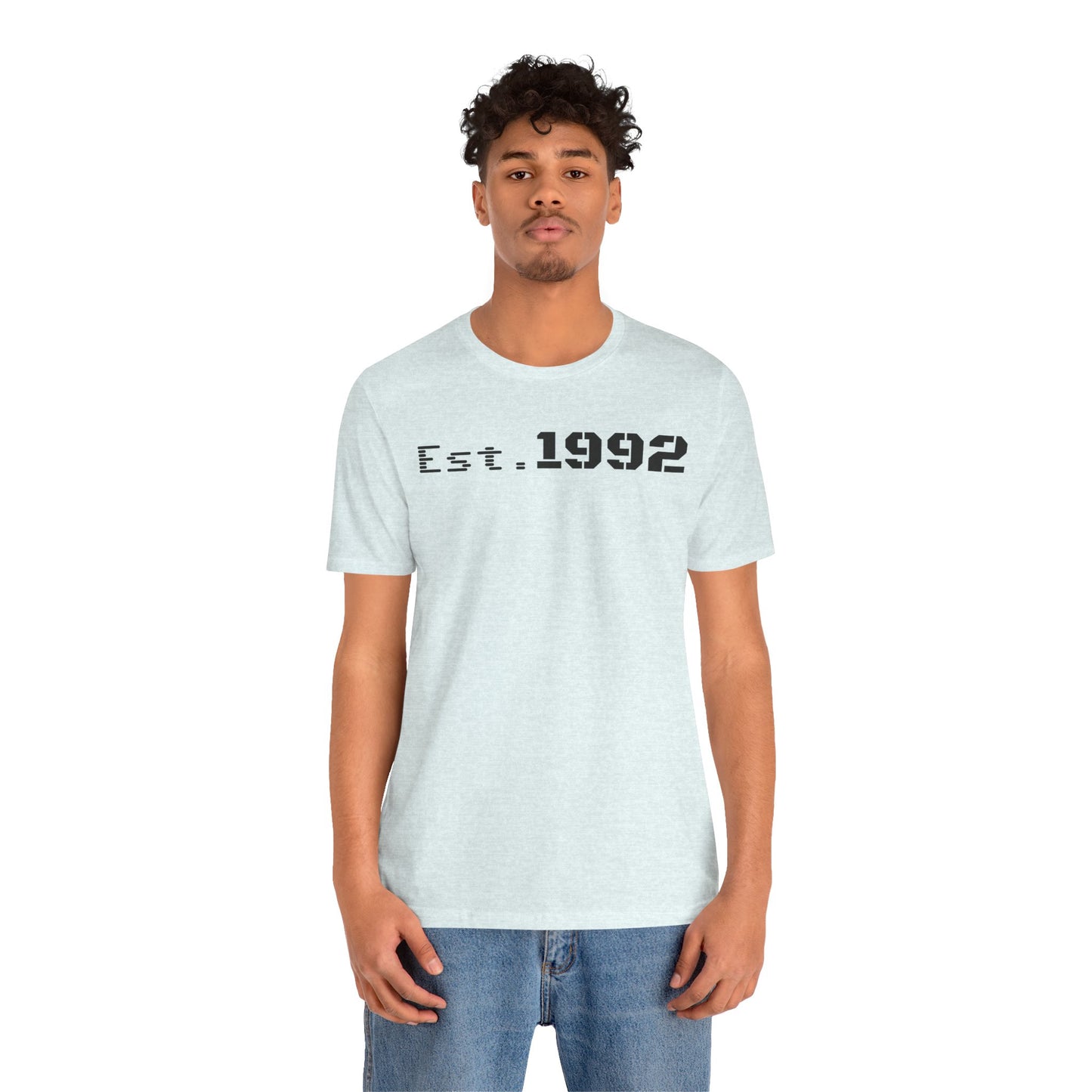 Est. 1992 Short Sleeve Tee - Retro Unisex T-Shirt, Birthday Gift, Vintage Style Shirt, Casual Wear, Trendy Outfit