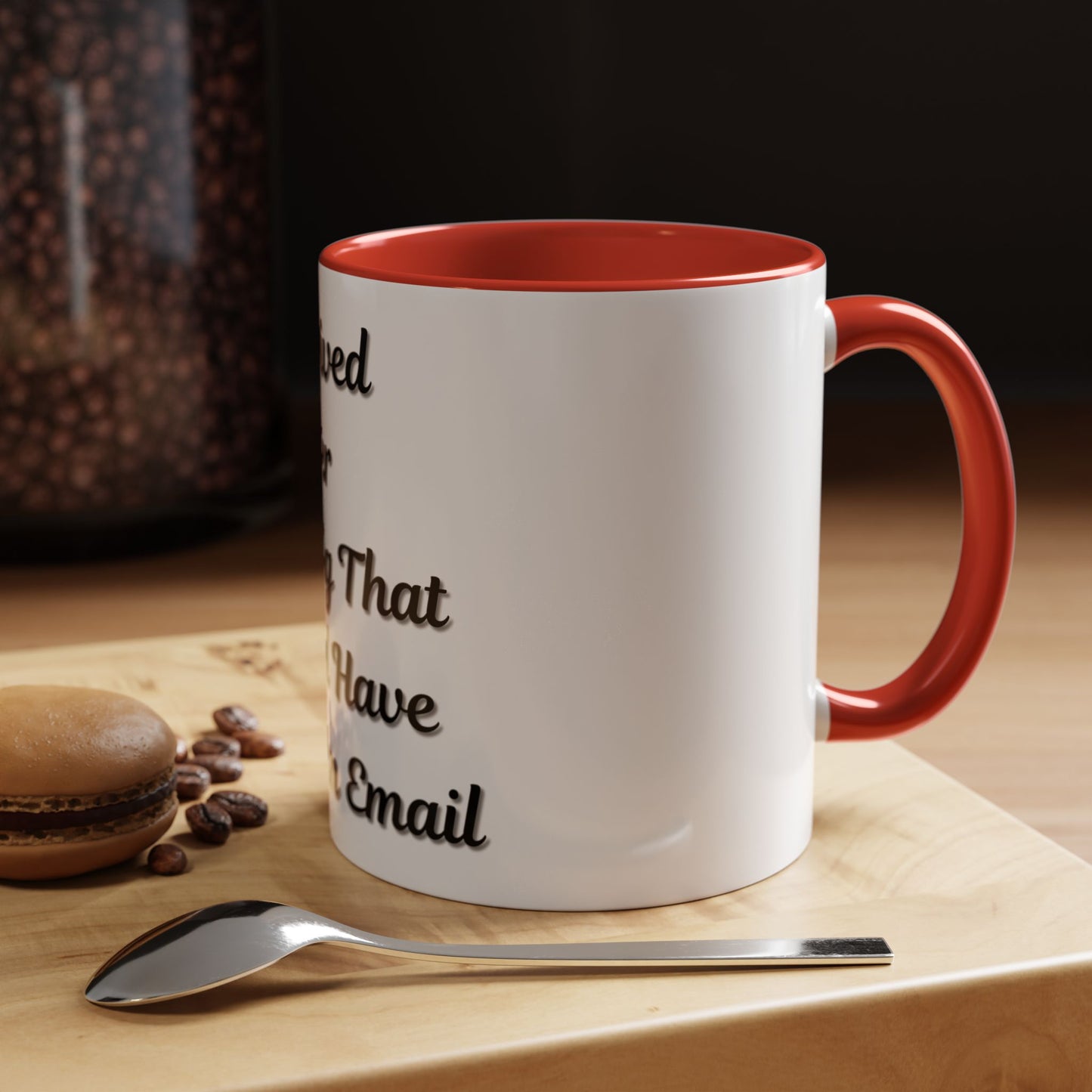 Humorous Coffee Mug - "I Survived Another Meeting That Should Have Been an Email" - TRV