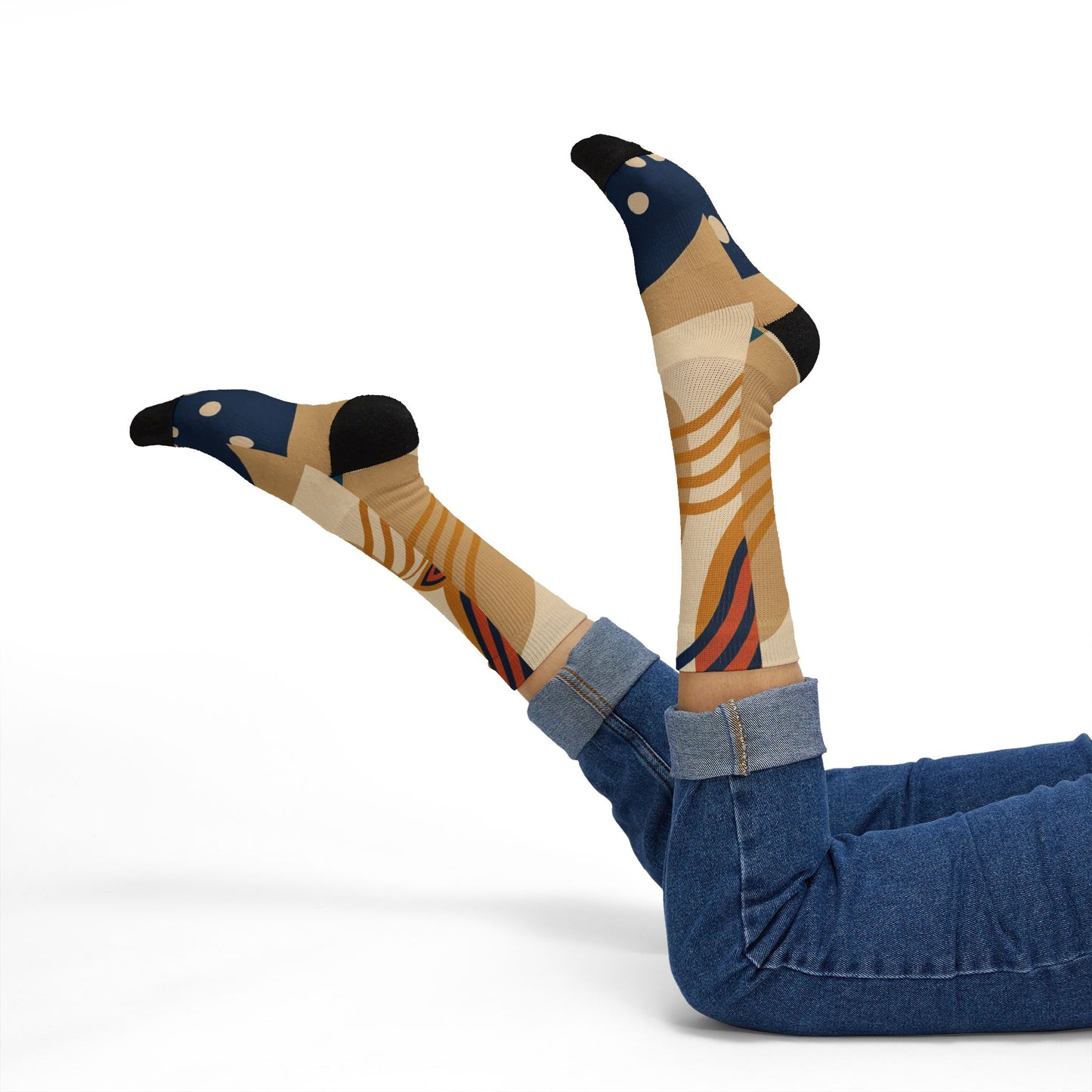 Sublimation Abstract Socks