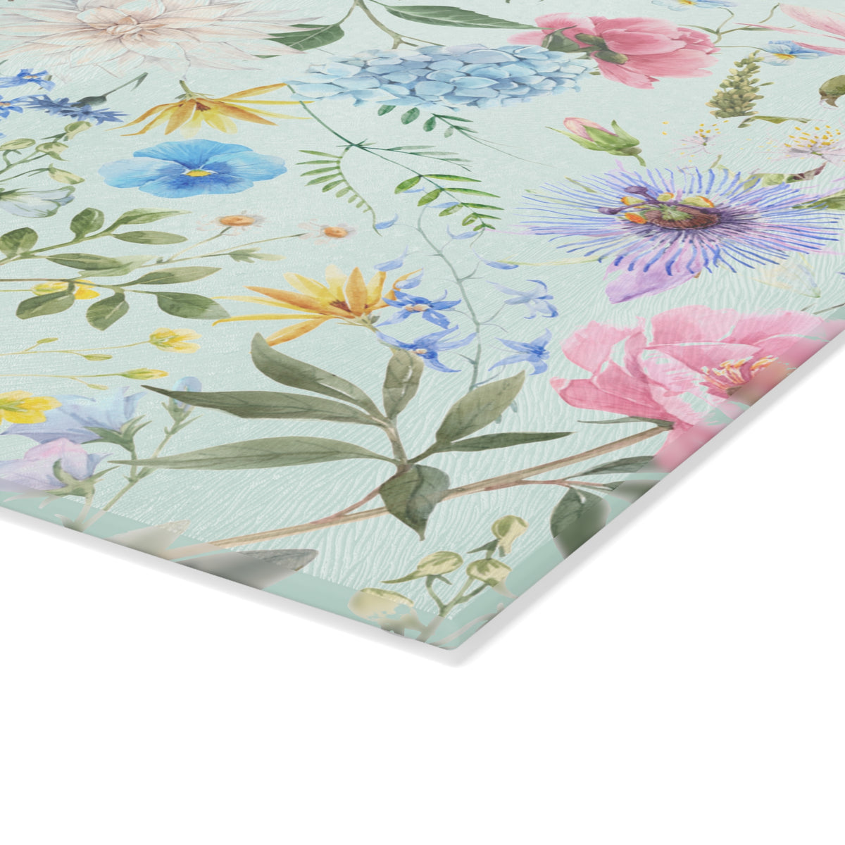 Pastel Garden Floral Glass Cutting Board - view 9