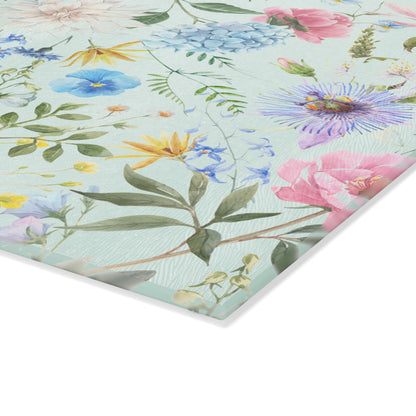 Pastel Garden Floral Glass Cutting Board - view 9