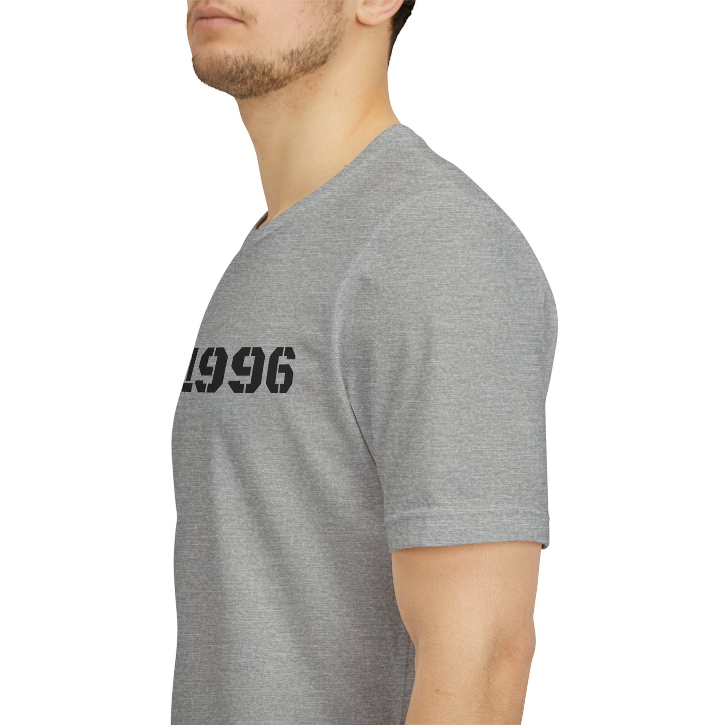 Vintage Est. 1996 T-shirt by Printify featuring a classic design, ideal for birthday gifts celebrating a birth year.