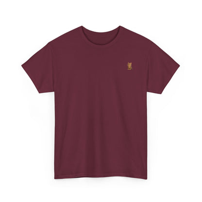 Brown kitten graphic T-shirt for cat lovers, featuring a cute cat design on a comfortable Printify T-shirt.