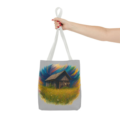 Rustic Charm Tote Bag | Boho Bag | Eco-Friendly Custom Design | Nature Lover Gift | Canvas Purse | Casual Carryall - TRV