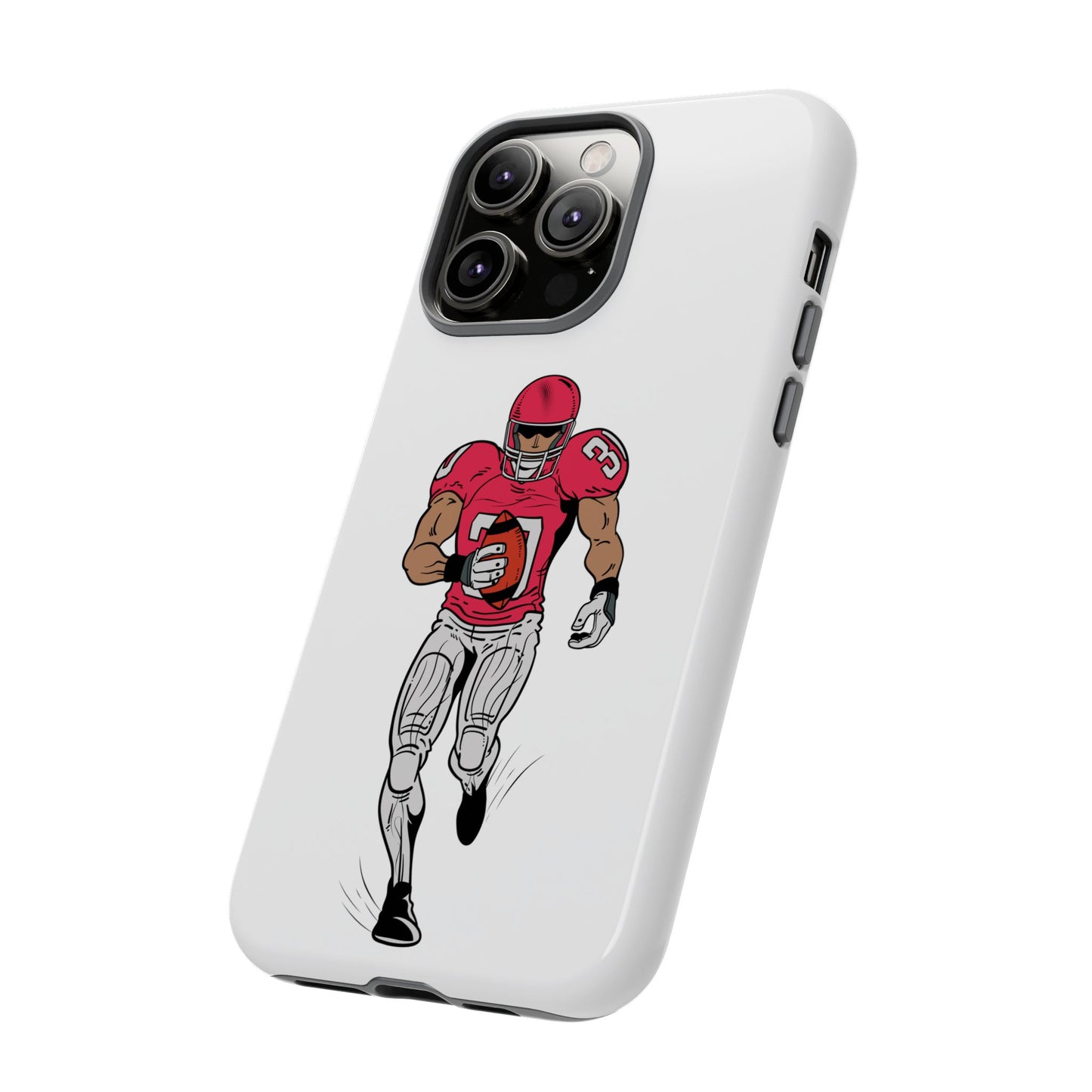 Football Player Tough Case, Sports Phone Cover, Athlete Gift, Tough Phone Case, Fall Sports, Football Lover's Accessory - TRV
