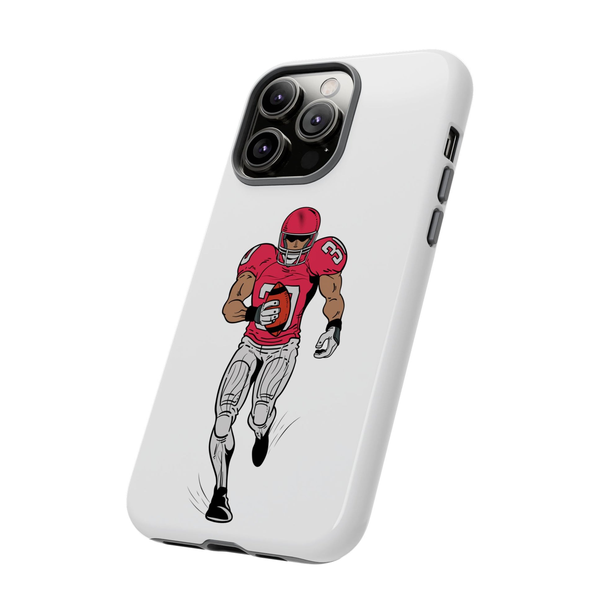 Football Player Tough Case, Sports Phone Cover, Athlete Gift, Tough Phone Case, Fall Sports, Football Lover's Accessory - TRV
