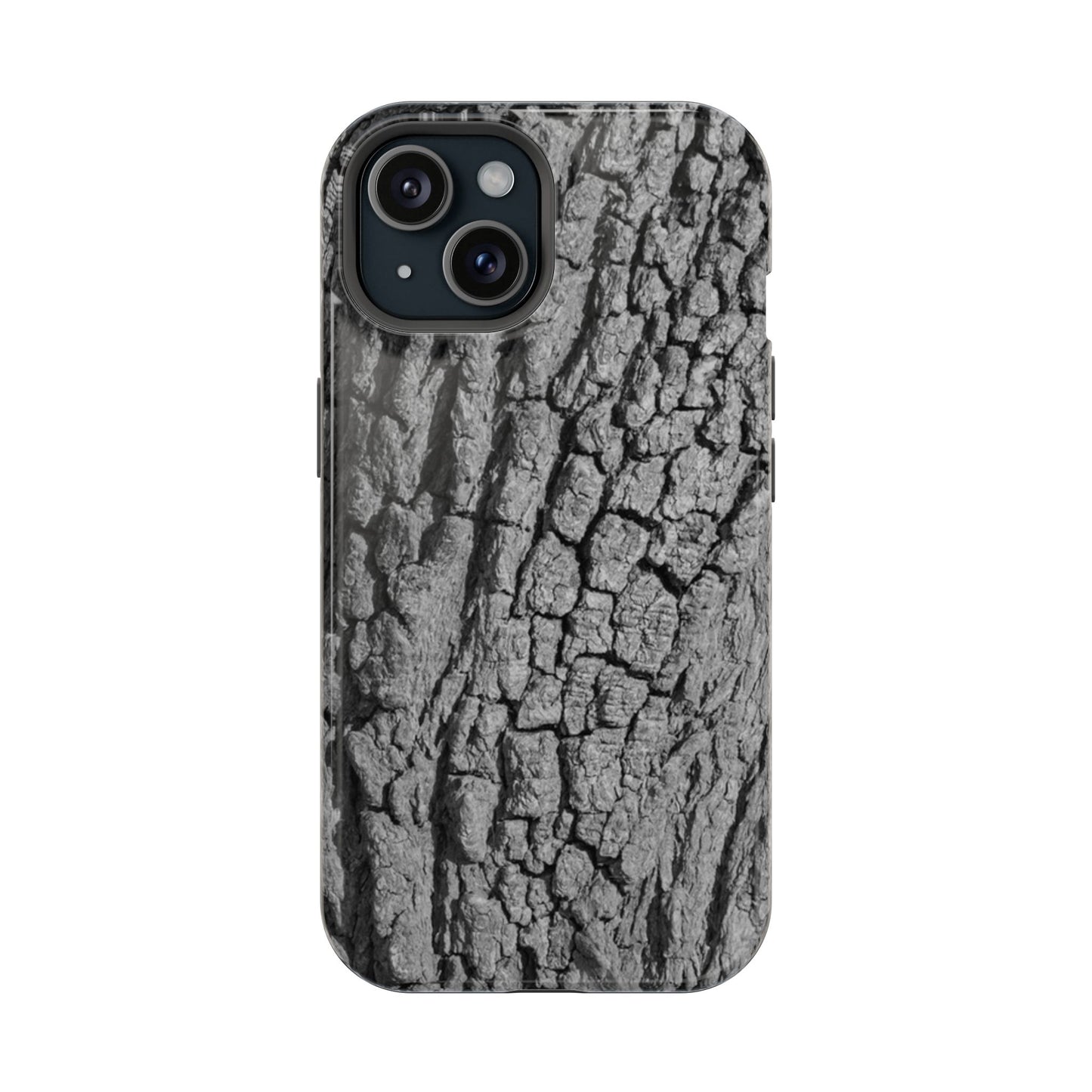 Bark Texture Magnetic Impact Phone Case