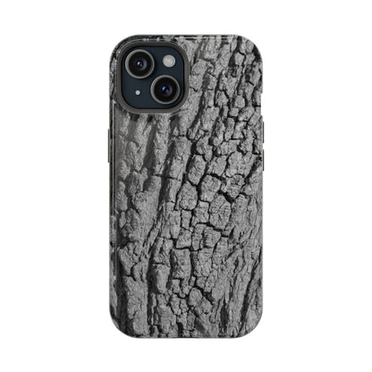 Bark Texture Magnetic Impact Phone Case