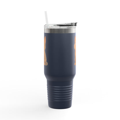 Cute Cat Insulated Travel Mug, 40oz | Perfect Pet Lover Gift | BPA-Free Drinkware, Cozy Coffee Companion, Cat-Themed Hydration