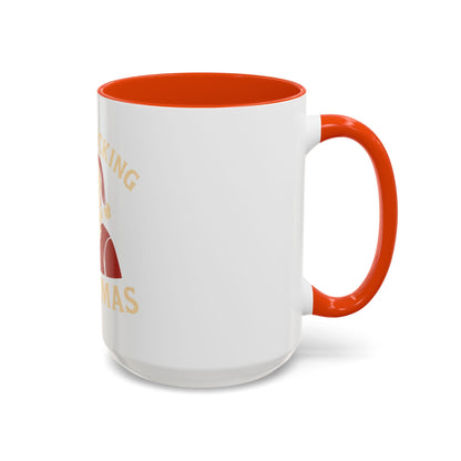 Merry Fucking Christmas Mug — Funny Santa Middle Finger Coffee Cup (11oz & 15oz)