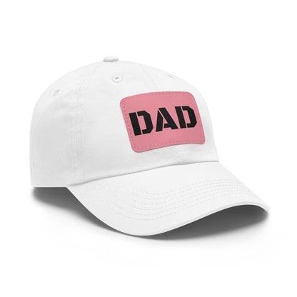 Stylish Dad Hat with Leather Patch | Perfect Gift for Fathers Day, Casual Wear, Dad's Birthday, Outdoor Activities