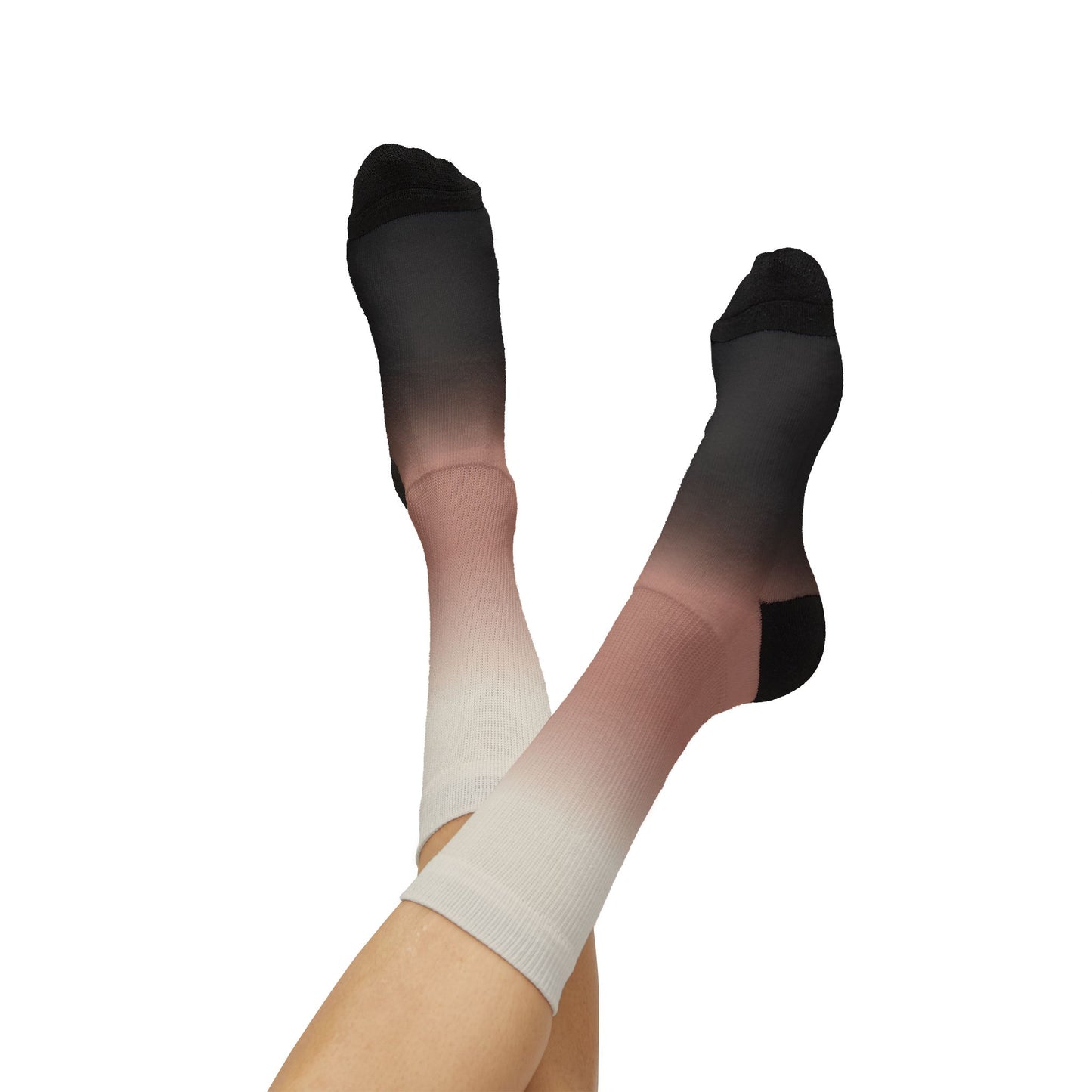 Neutral Ombre Gradient Socks | Sublimation Socks