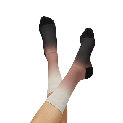 Neutral Ombre Gradient Socks | Sublimation Socks