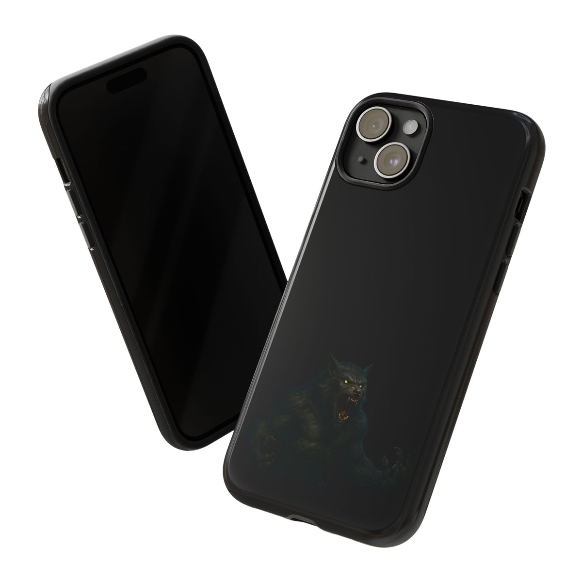 Werewolf Phone Case, dark monster graphic tough protective case - view 137