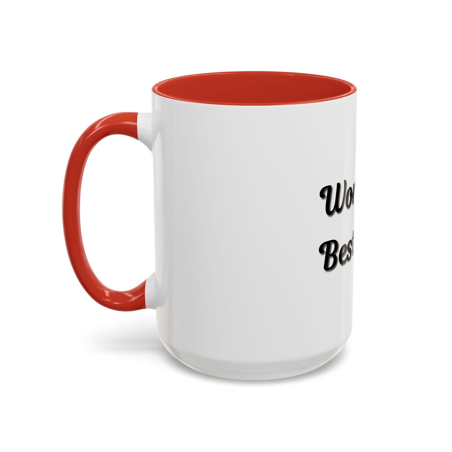 World's Best Mom Accent Coffee Mug - 11oz & 15oz - Perfect Gift for Mother's Day - TRV