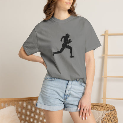 Football Player Graphic Unisex T-Shirt, Casual Sports Tee, Gift for Athletes, Workout Shirt, Everyday Wear, Unique Running Apparel
