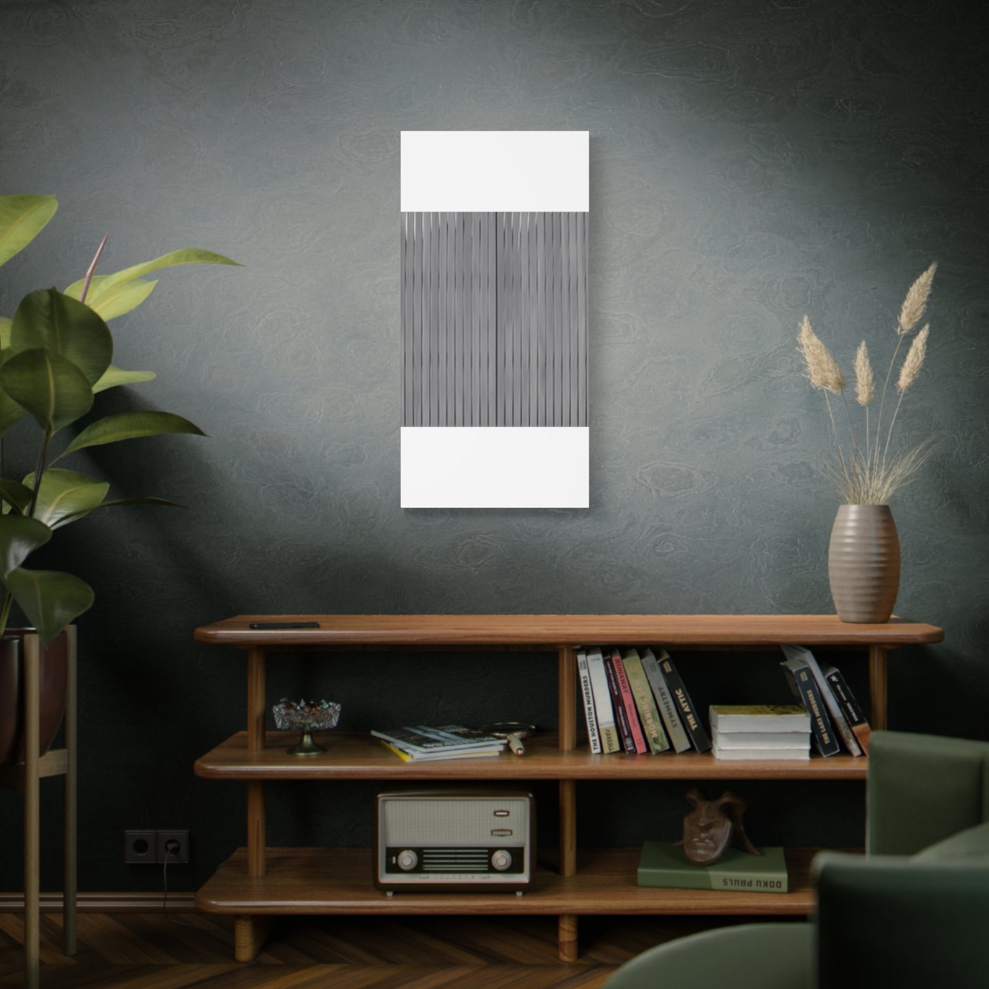 Modern Striped Canvas Art - 1.25" Stretched Wall Decor - TRV