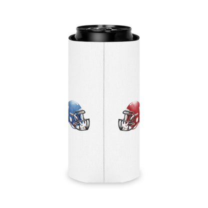 Game Day Can Cooler, Sports Team Drink Holder, Football Fan Gift, Tailgate Accessories, Party Beer Sleeve, Custom Cooler - TRV