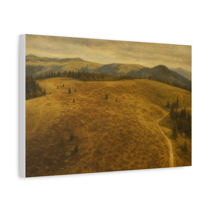 Stretched Canvas Art Print, Landscape Wall Decor, Nature Photography, Rustic Home Decor, Gifting, Earthy Art - TRV