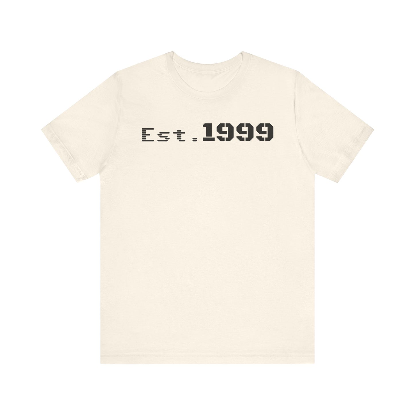 Established 1999 Unisex Tee | Vintage Birth Year Shirt, Casual Birthday Gift, Personalized Family Reunion Apparel, Retro Style [...] - TRV