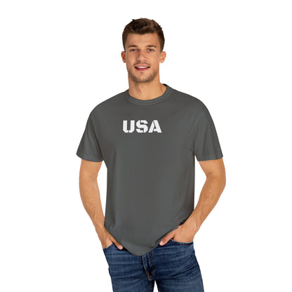 USA Vintage Unisex T-Shirt, Soft Cotton Tee, Casual Wear, Gifts for Her & Him, Summer Essentials, Independence Day Apparel - TRV
