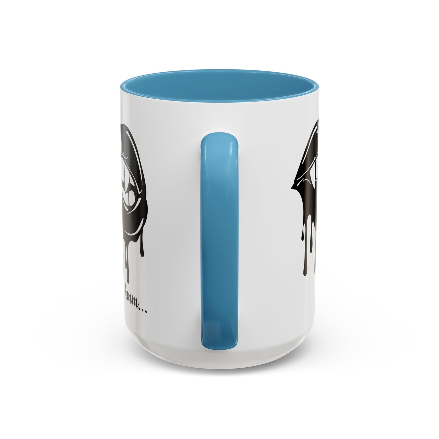 Dripping Lip Coffee Mug – "hmm..." Accent Ceramic Mug (11/15oz)