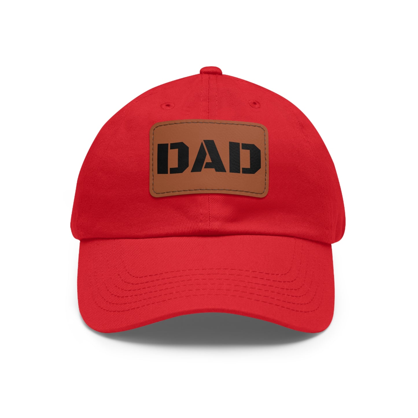 Stylish Dad Hat with Leather Patch | Perfect Gift for Fathers Day, Casual Wear, Dad's Birthday, Outdoor Activities