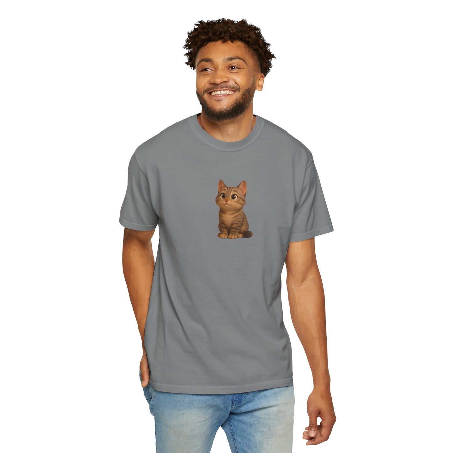 Cute Cat Graphic T-Shirt, Casual Wear, Cat Lover Gift, Everyday Tee, Animal Lover Apparel, Perfect for Birthdays & Holidays - TRV