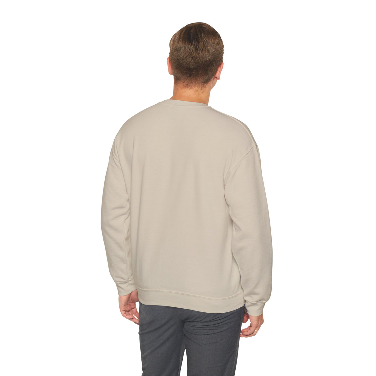 USA crewneck sweatshirt by Printify featuring patriotic design, cozy fit, perfect for all seasons and casual wear.