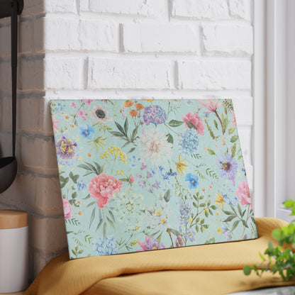 Pastel Garden Floral Glass Cutting Board - view 11