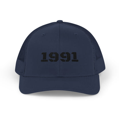 Vintage 1991 Snapback Trucker Cap, Retro Hat, Birthday Gift, Fashion Accessory, Casual Wear, Unisex Cap - TRV
