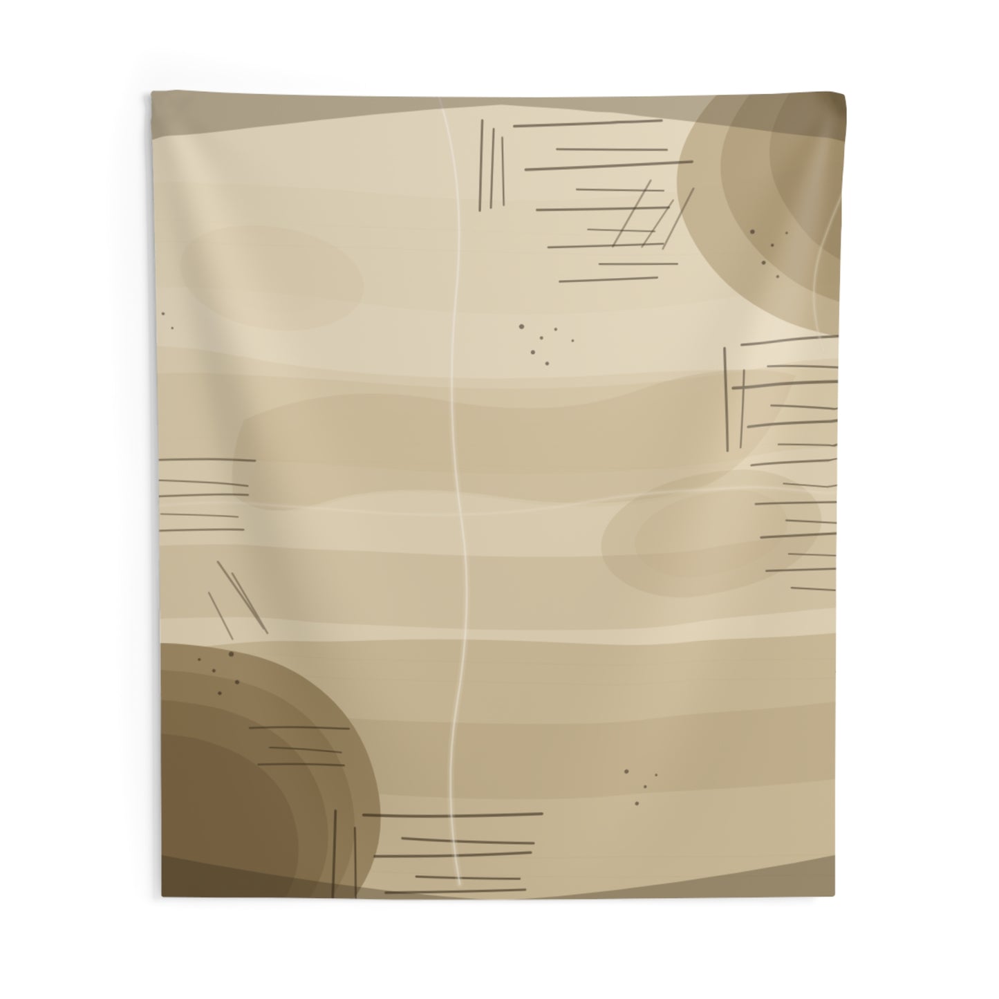 Abstract Earth Tapestry — Neutral Boho Wall Art