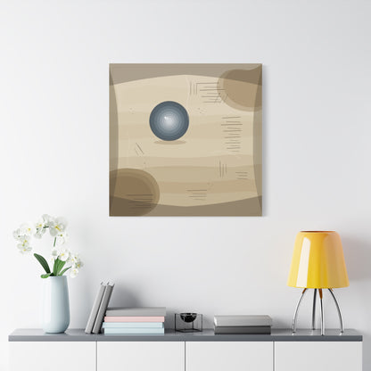 Abstract Warm Desert Field Matte Canvas