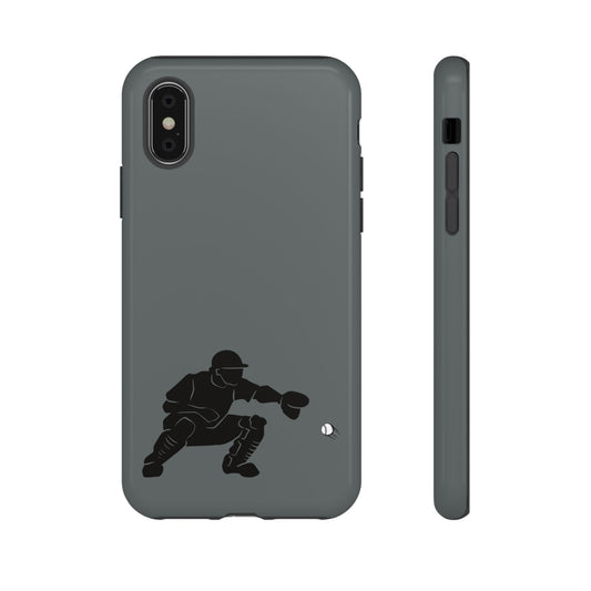Baseball Catcher Phone Case, Sports Phone Accessory, Tough Cases, Gift for Athletes, Sports Fan Merchandise, Unique Design - TRV