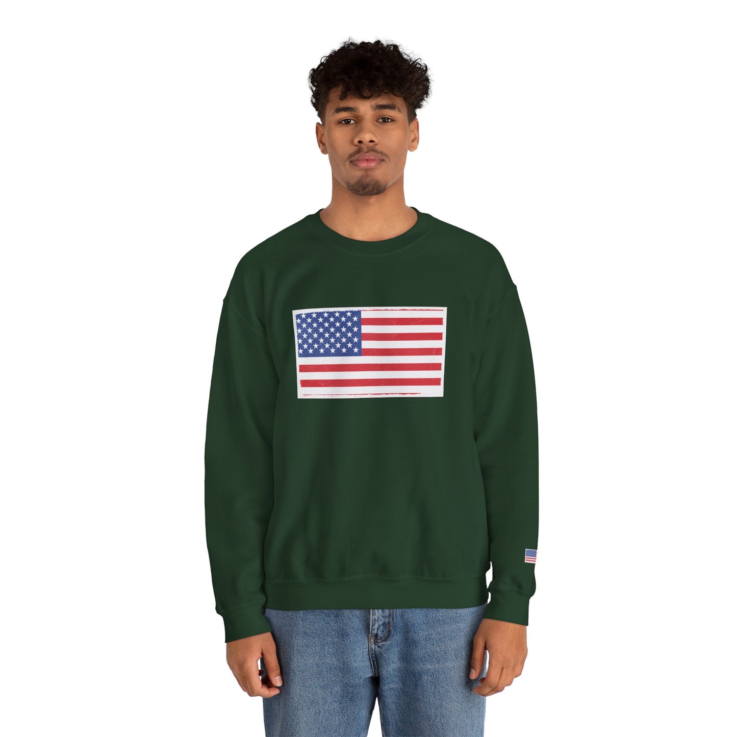 American Flag Unisex Crewneck Sweatshirt | Cozy Patriotic Sweater | Perfect for Independence Day, Casual Wear, Gifts for Him/Her, [...]