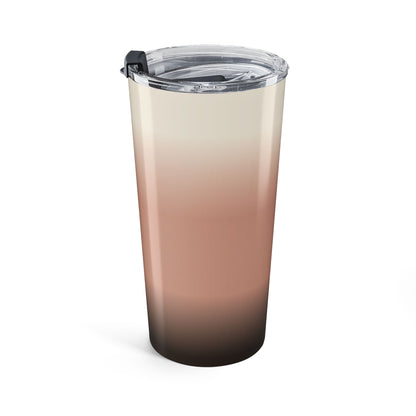 Neutral ombre 20oz insulated stainless steel tumbler - view 4