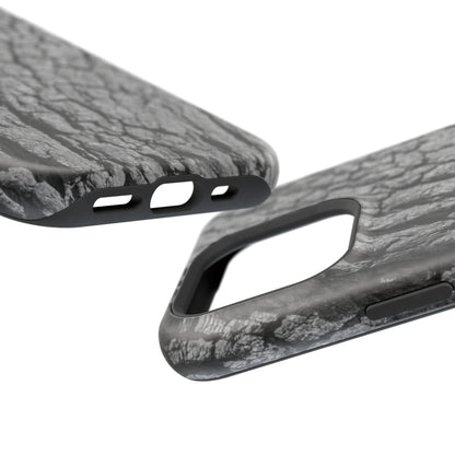 Bark Texture Magnetic Impact Phone Case
