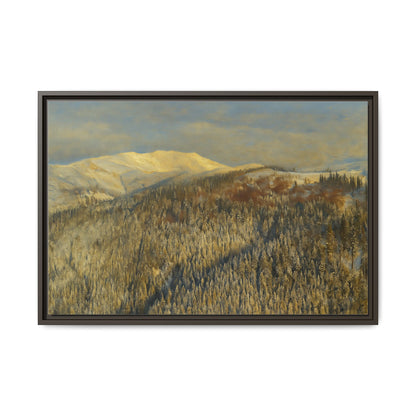 Framed Mountain Canvas Art, Perfect for Home Decor, Nature Wall Art, Gift for Nature Lovers, Cozy Atmosphere - TRV